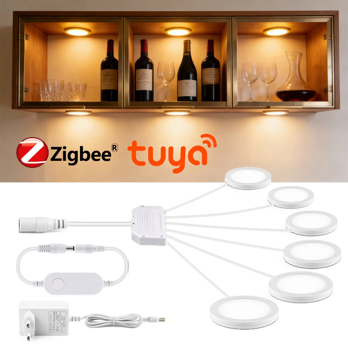 Home Decor Free App - Inteligentna lampa LED Zigbee Tuya ze