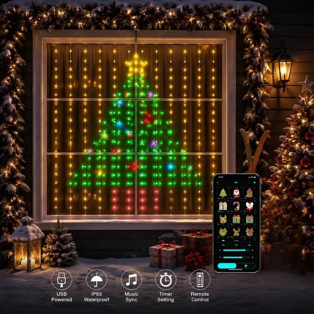 Świąteczne lampki LED w formie – Home Decor Free App recenzja i cena