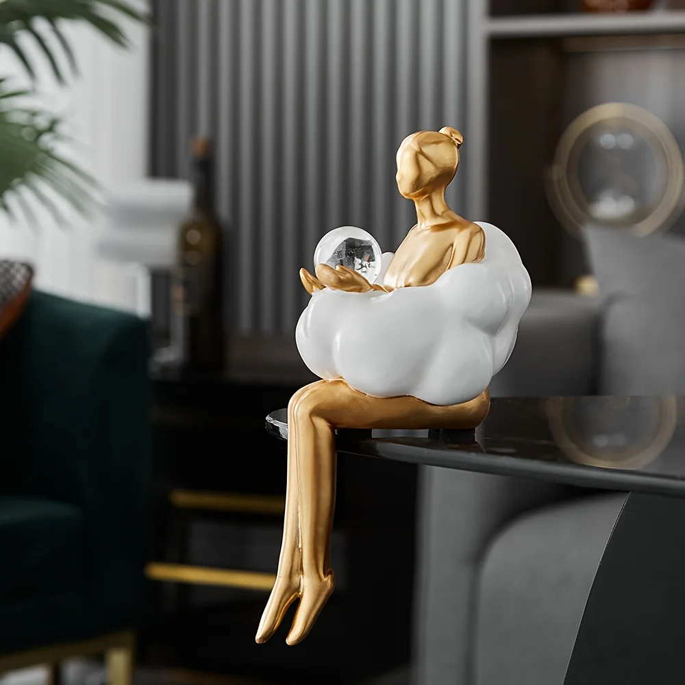 Chmura dziewczyna rzeźba abstr – Home Decor Y2K recenzja i cena