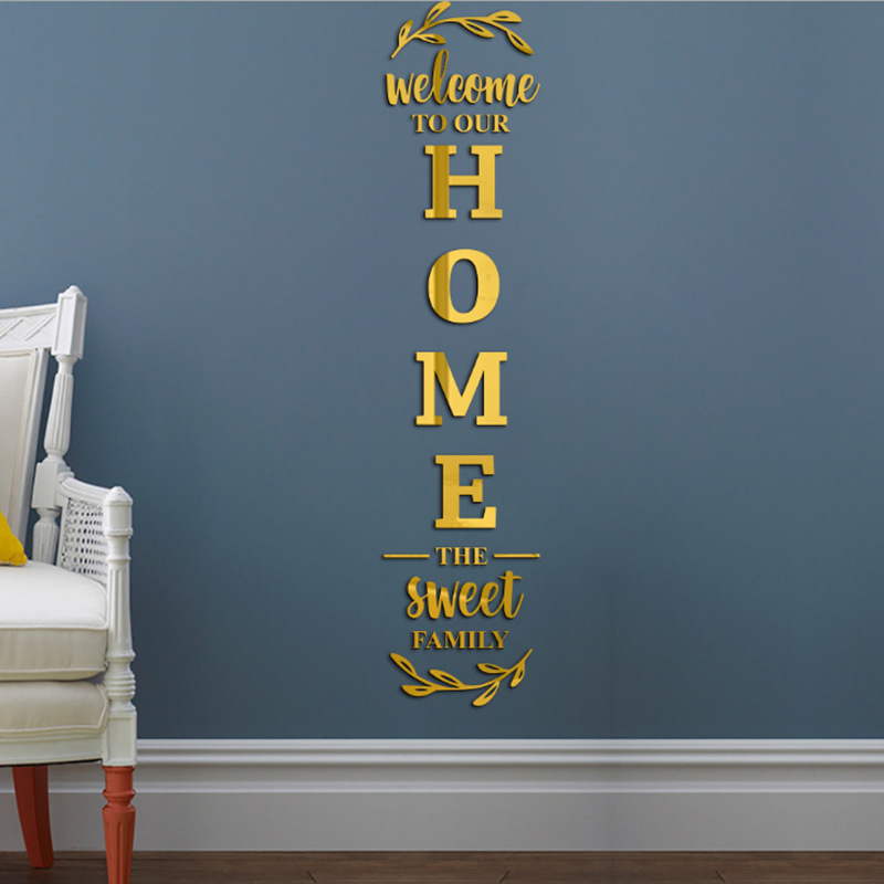 Angielskie litery 3D Lustro Na – Home Decor Y2K recenzja i cena