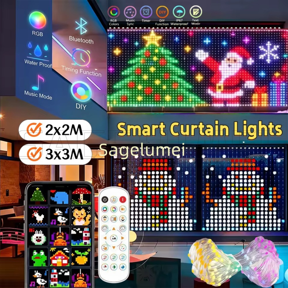 Inteligentna kurtyna świetlna  – Home Decor Free App recenzja i cena