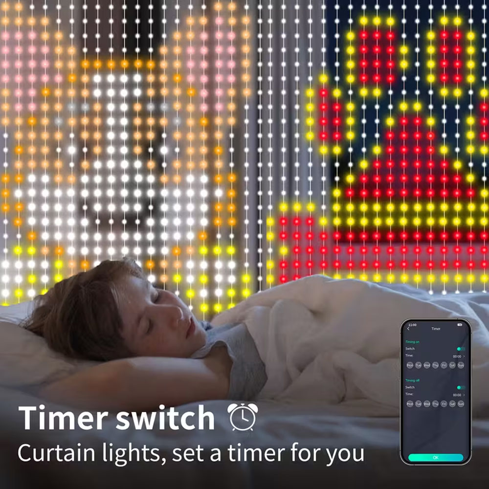 Inteligentna roleta LED sterow – Home Decor Free App recenzja i cena