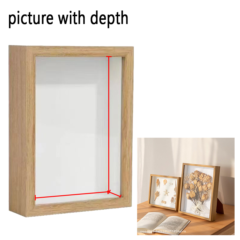 Ramki drewniane 3D, głębokość  – Bamboo Photo Frame recenzja i cena